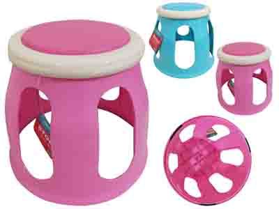24 Pieces of Baby Stool No Printing Asst Clr