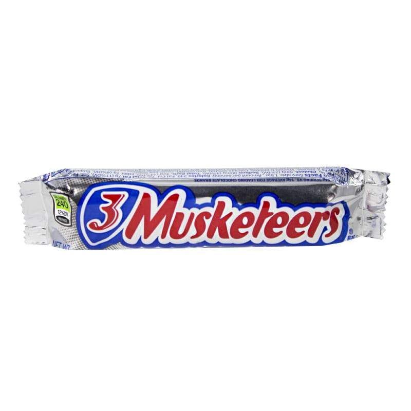 36 Pieces of 3 Musketeers Bar 1.92 Oz.