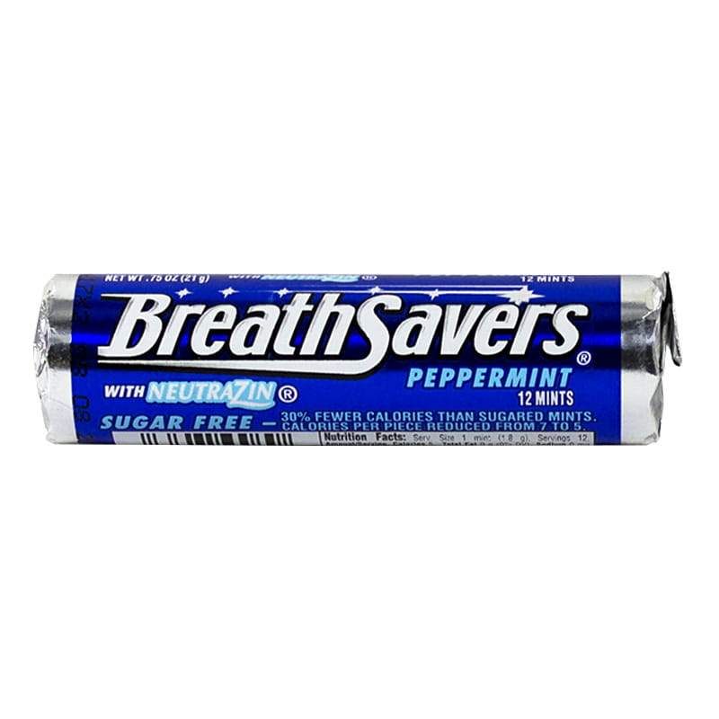 24 Pieces of Breath Savers Peppermint Roll Of 12