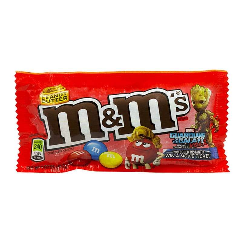 24 Pieces of Peanut Butter Candy M And M's Peanut Butter Candy 1.63 Oz.