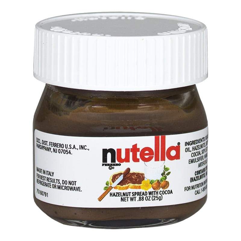 Wholesale Nutella Glass Jar Nutella Glass Jar 0.88 oz at