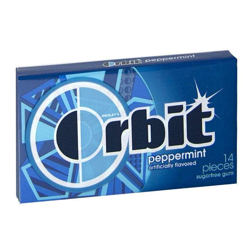12 Wholesale Orbit Peppermint Gum 14 Pieces