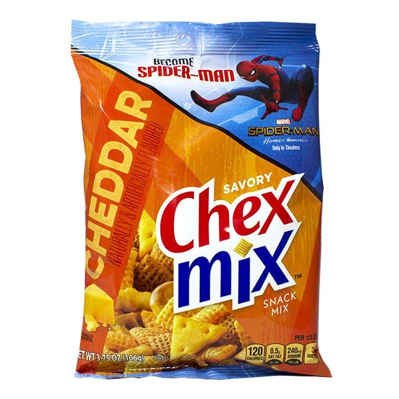 24 Pieces of Snack Mix - Chex Mix Savory Cheddar Snack Mix 3.75 oz