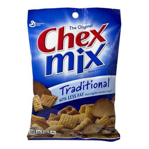 8 Pieces Chex Mix Traditional Snack Mix - 3.75 Oz. - Food & Beverage