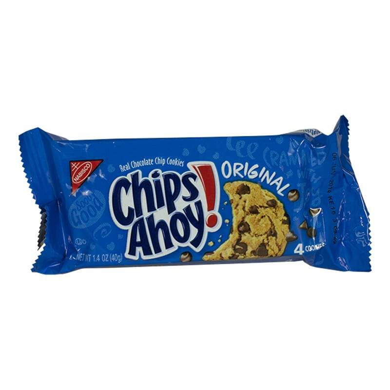 120 Wholesale Choco Chip Cookies - Chips Ahoy Chocolate Chip Cookies 1.4oz