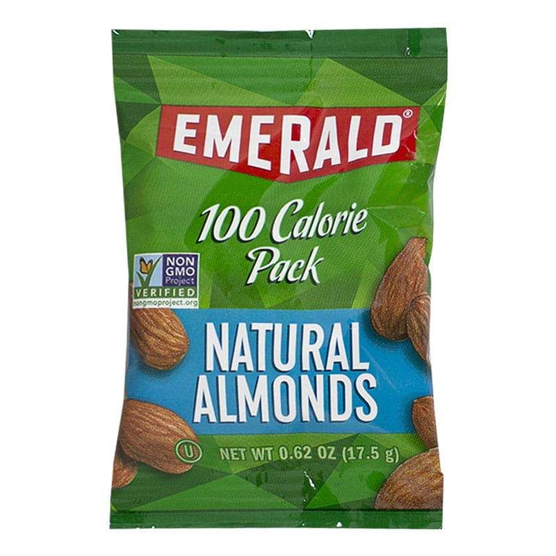 84 Pieces of Natural Almonds - Emerald Natural Almonds 100 Calorie Pack