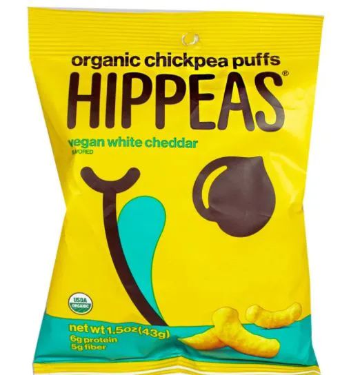 12 Pieces of Vegan White Cheddar Chickpea Puffs - 1.5 Oz.