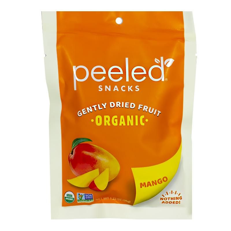60 Pieces of Dried Mango - Peeled Snacks Organic Dried Mango 1.23 oz