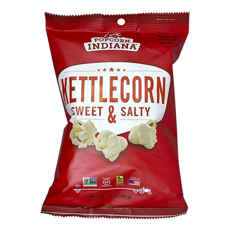 6 Pieces of Popcorn Indiana Sweet & Salty Kettlecorn - 2.1 Oz.