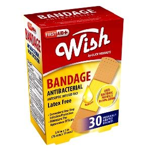 72 Wholesale 30ct Antibacterial Bandage