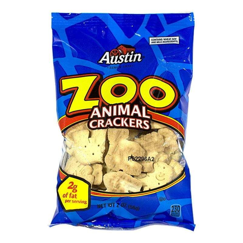 180 Pieces of Animal Crackers - Zoo Animal Crackers 2 Oz.