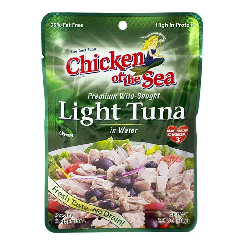 48 Pieces of Light Tuna - Chicken Of The Sea Light Tuna 2.5 Oz. Pouch