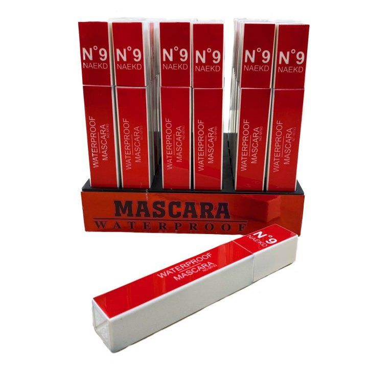 72 Pieces of Black Waterproof Mascara Red And White Tube