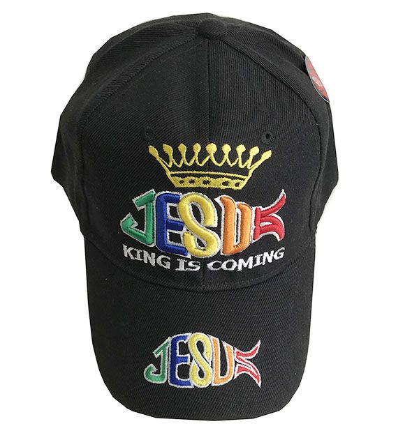 36 Wholesale Baseball Cap Letters Jesus King Is Coming WSD