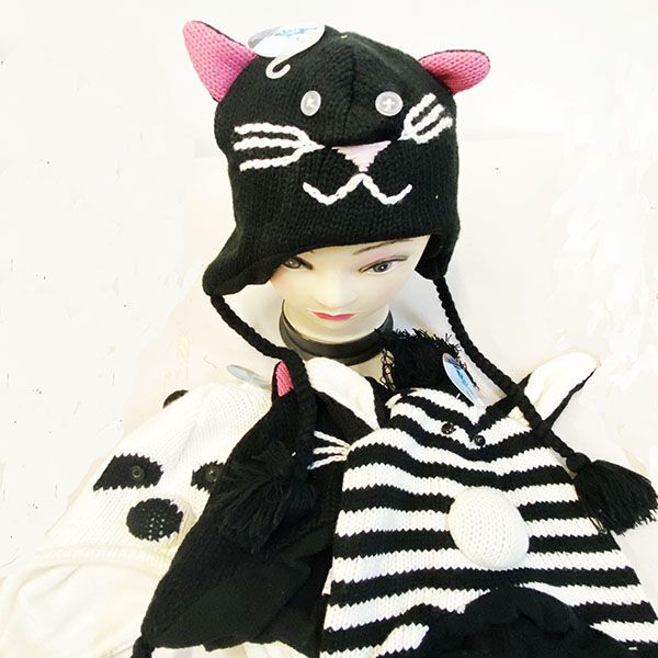 36 Pieces of Animal Cat Knit Hat