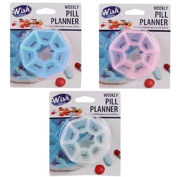 84 Pieces of Weekly Pill Planner