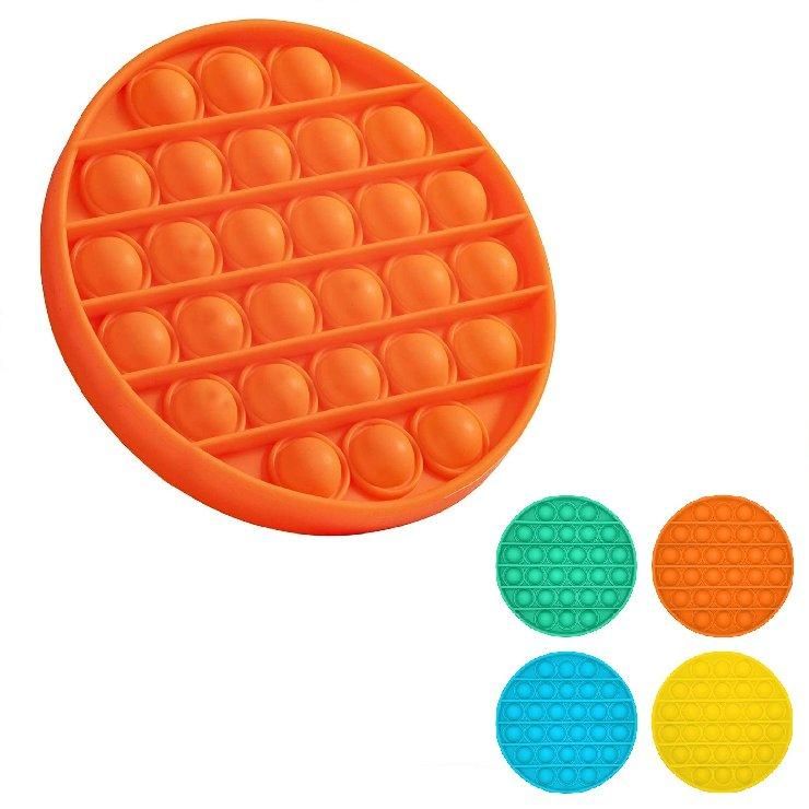 24 Wholesale Push Pop Fidget Toy [solid Circle]