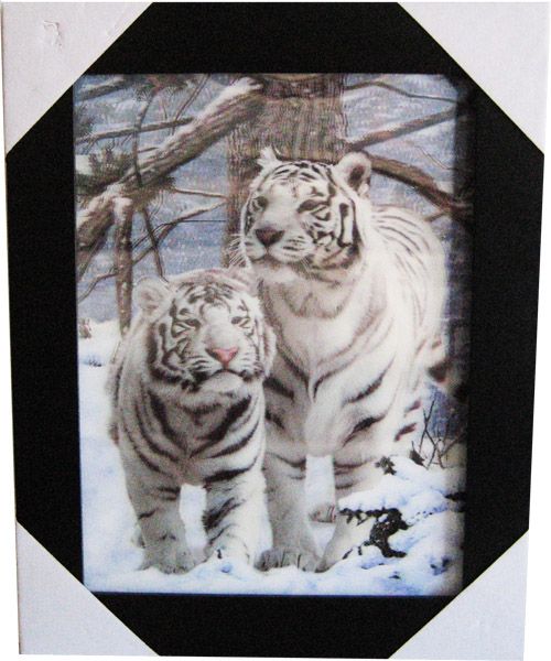 12 Wholesale 2 White Tigers Canvas Bedroom Wall Art Decoration Pictures Home Decor