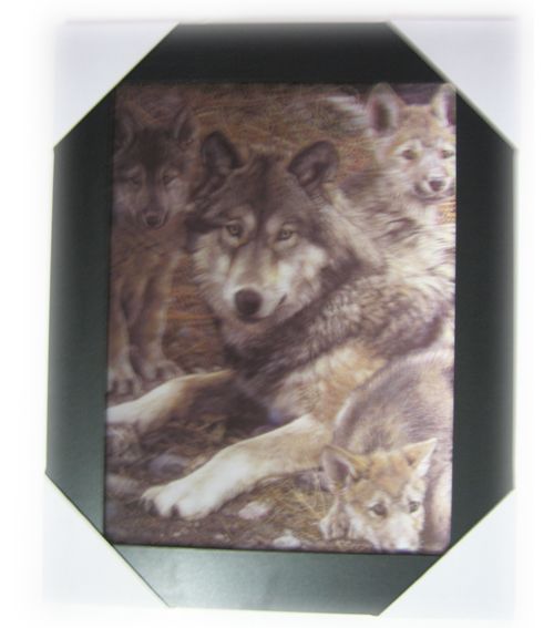 12 Wholesale Wolf Family Wall Art Decor Ready To Hang