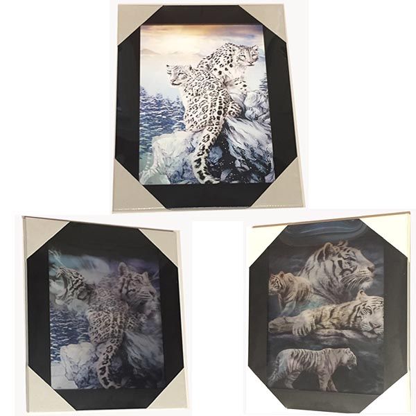 12 Wholesale Tiger And Leopard Canvas Picture Wall Art