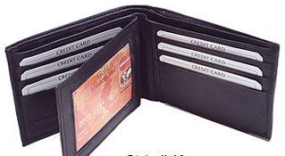 24 Pieces of Bi Folded Wallet In Black