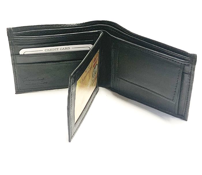 24 Pieces of Bi Folded Wallet In Black