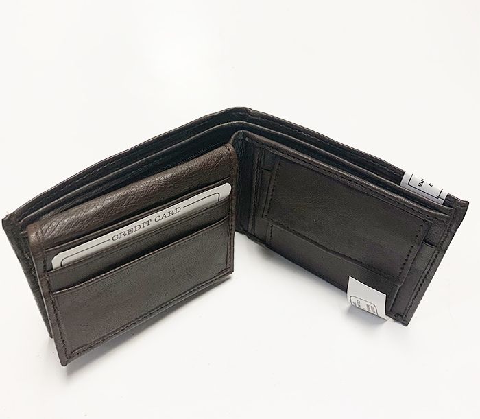 24 Pieces of Brown Bi Fold Wallet