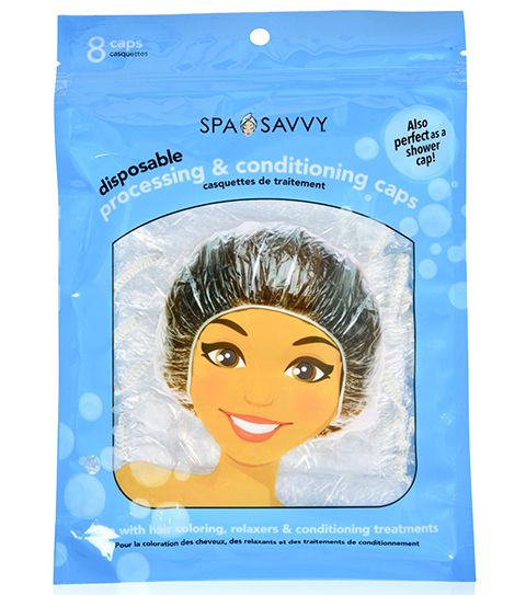 72 Pieces of 8 Piece Processing And Shower Caps Spa Savvy