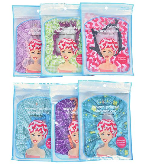 72 Pieces of Fully Lined Woven Shower Cap Spa Savvy