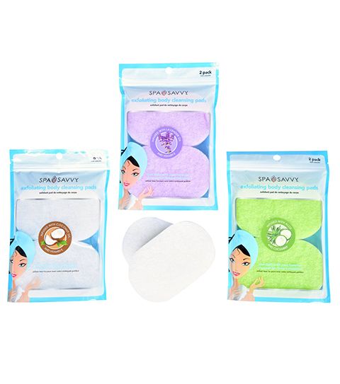96 Pieces of 2 Piece Exfoliating Body Cleansing Pads