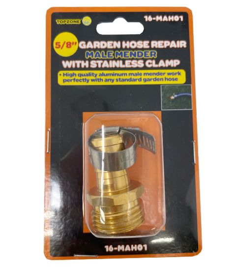 72 Pieces of 5-8- Inch Male Aluminum Hose Connector