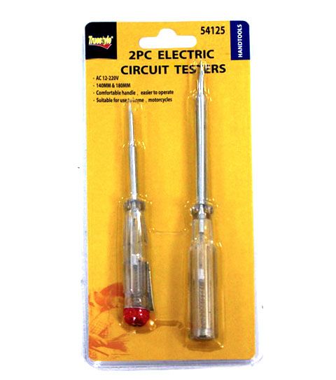 72 Pieces of 2 Piece Electric Circuit Tester Double Blis