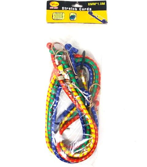 96 Pieces 4 Piece Bungee Cord - Bungee Cords