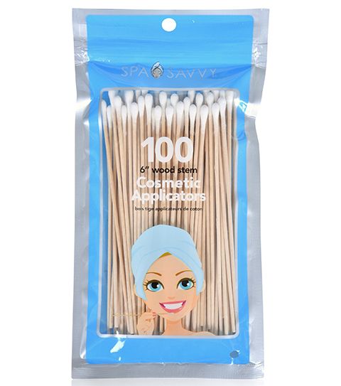 72 Pieces of 100 Piece 6 In 1 Cosmetic Application Spa Savvy