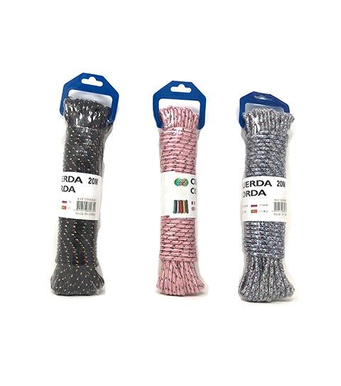 48 Pieces of 20m Rope Assorted Color