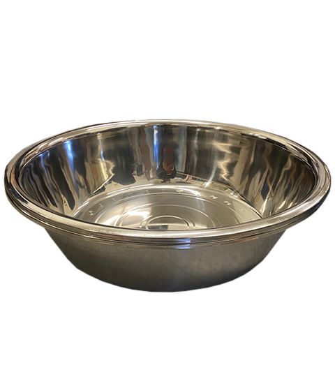 12 Pieces of 65x19 Cm Mixing Bowl Stainless Steel 1500g
