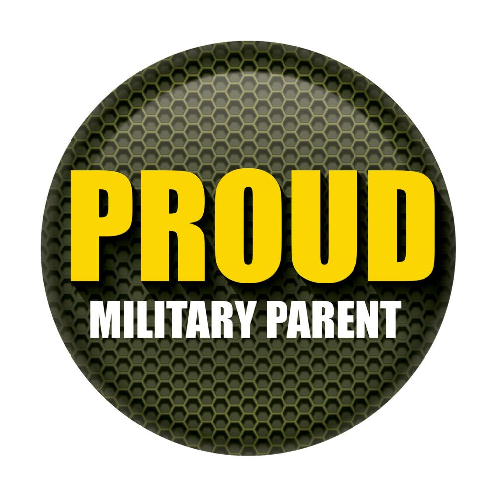 6 Pieces Proud Military Parent Button - Costumes & Accessories