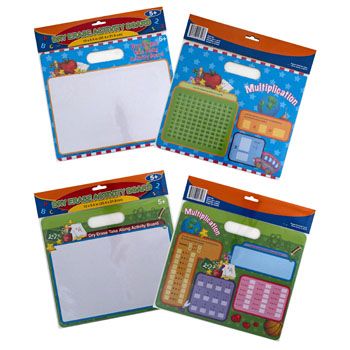 36 Pieces of Activity Board Dry Erase Double Sided 2ast Multiplication 10 X 8.6pbh