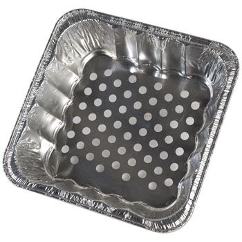48 Pieces of Foil Bbq Grill Basket 10.5x10.5