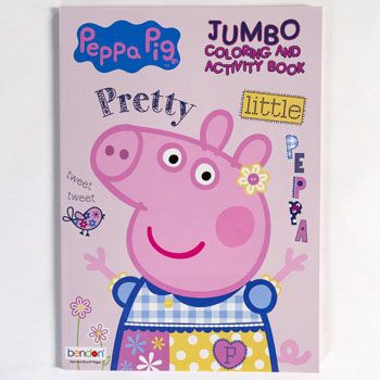 24 Pieces of Coloring Book Peppa Pigin 24pc Display