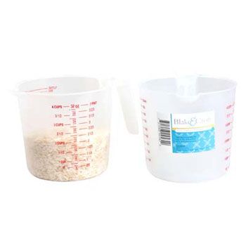 36 Pieces of Measuring Cup 1qt/32oz Plasticw/handle B&c Label