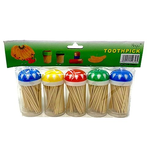 144 Wholesale 5 Pack Toothpicks