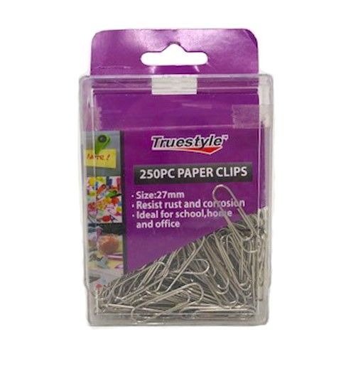 96 Pieces 250 Piece Paper Clip In Plastic Case - Paper clips