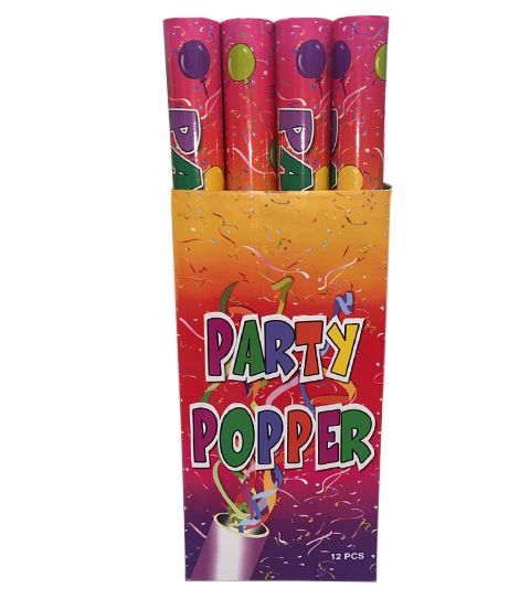 36 Pieces 24 In 1 Party Popper 60cm Display - Party Favors