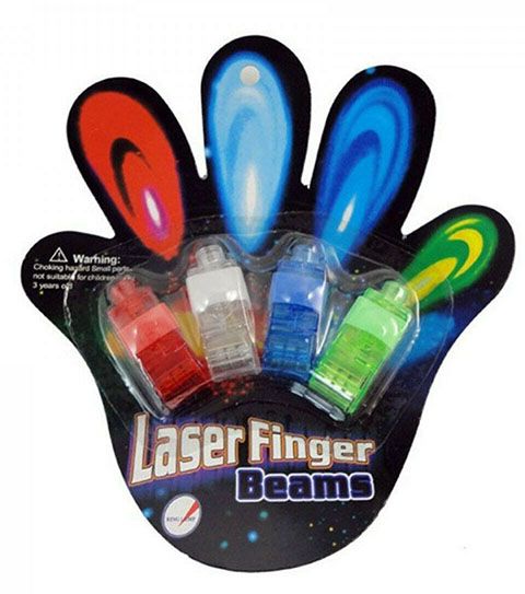 120 Wholesale 4 Piece Car Finger Light Ring