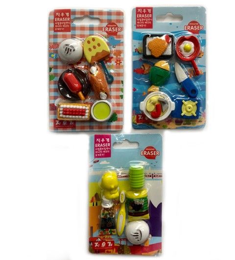 120 Pieces of Mini Eraser Girl Style