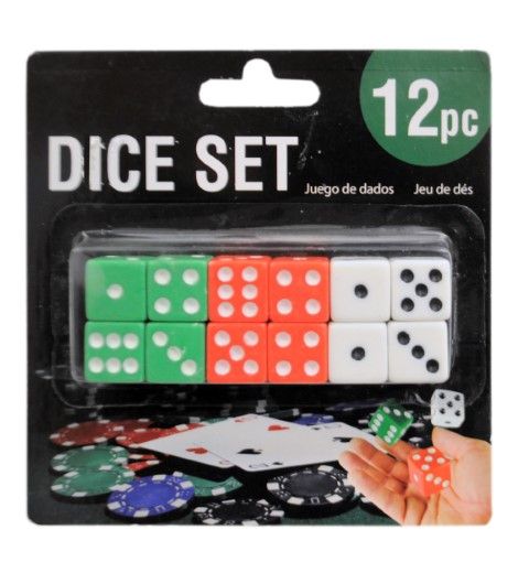 144 Pieces of 12 Piece Dice Set