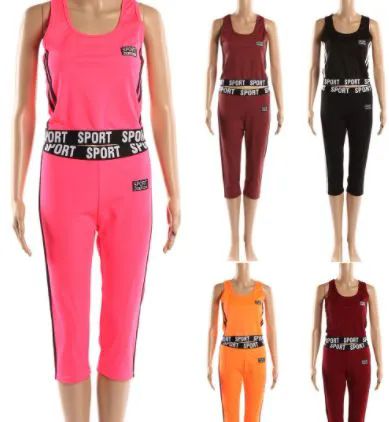 48 Pieces of Womens 2 Piece Sport Active Wear