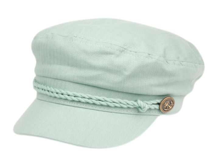 12 Pieces Cotton Greek Fisherman Hats In Mint - Fedoras, Driver Caps & Visor