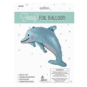 48 Wholesale Fancy Foil Balloon - Dolphin